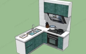 Tiny Apartment Kitchen Idea