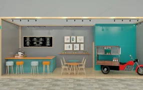 Indoor Coffee Kiosk