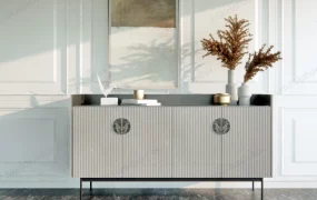 Modern Sideboard Decorating Idea