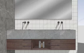 Floating Bathroom Vanity Idea