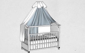 Baby Bed With Canopy