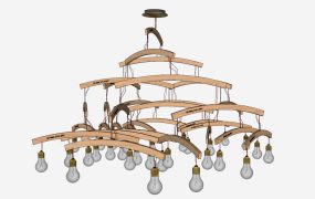 Wood Chandelier Lighting