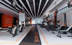 Commercial Gym Interior Design