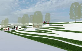 Terraced Landscaping Idea