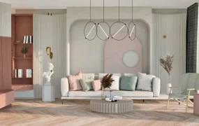 Pink And White Living Room Ideas