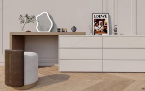 Makeup Vanity With Dresser