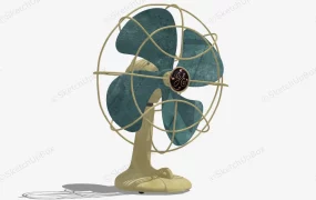 Vintage Electric Desk Fan