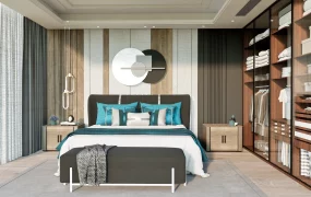 Cozy Elegant Master Bedroom