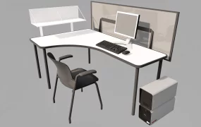 Office Corner Computer Desk