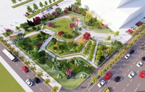 Street Corner Urban Pocket Park