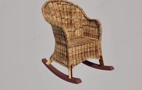 Outdoor Rattan Rocking Chair