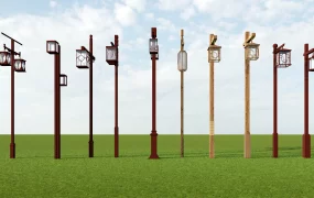 Chinese Style Park Street Lights