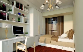 Small Kids Room With Study Desk