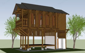 Southeast Asian Stilt House
