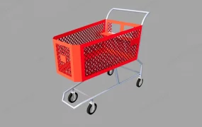 Red Shopping Cart