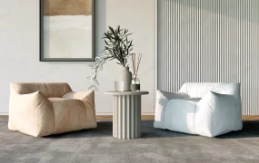 Modern Bean Bag Chair Set