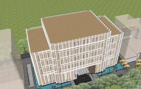 Modern Multi Story Office Building