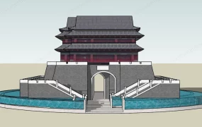 Chinese Gate Tower