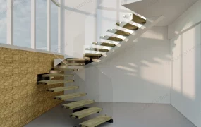 Modern Corner Staircase