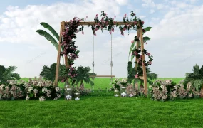 Flower Garden Swing