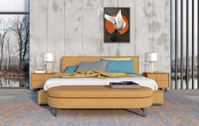 Orange Bedroom Set