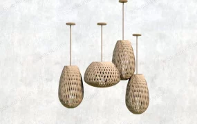 Bamboo Woven Pendant Lights