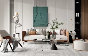 Modern Aesthetic Living Room