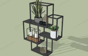 Metal Shelf Plant Stand