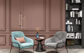Comfortable Accent Chairs And Table Set