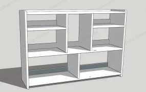 White Bookshelf