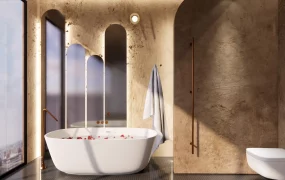 Bathtub And Wall Mirror