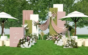 Outside Wedding Reception