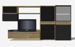 TV Wall Unit with Storage
