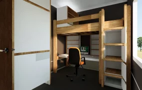 Adult Loft Bed With Desk
