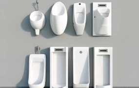 Modern Commercial Ceramic Urinal Fixture Collection