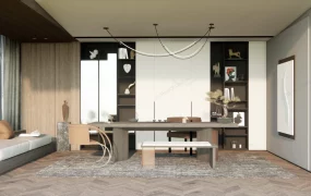Asian Home Office Tea Room Combo