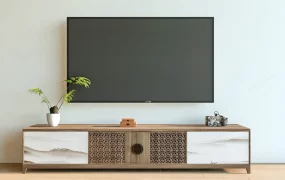 Wabi Sabi Wood TV Stand