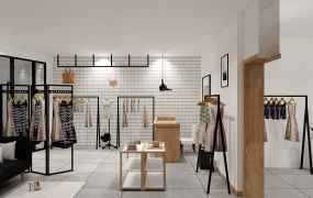 Minimalist Boutique Fashion Retail Store