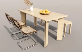 Small Wood Dining Table Set