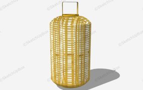 Bamboo Hanging Pendant Light