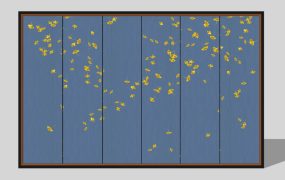 Blue Wood Panel Accent Wall Idea