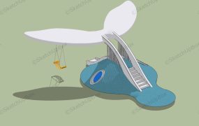 Whale Themed Playground