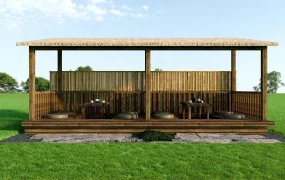 Japanese Patio Pavilion