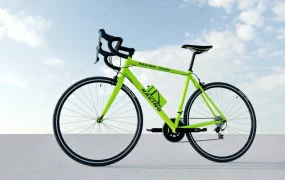 Green Racing Bicycle