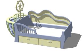 Pirate Ship Toddler Bed