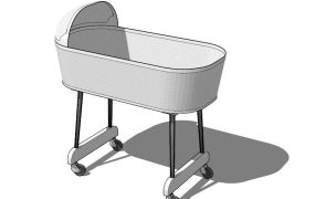 Movable Baby Bassinet Crib