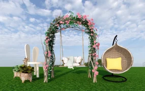 Flower Garden Swing