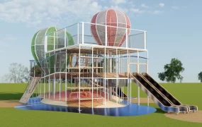 Balloon Themed Playground