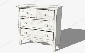 Old White Dresser
