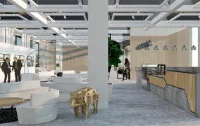 Corporate Office Lounge Area